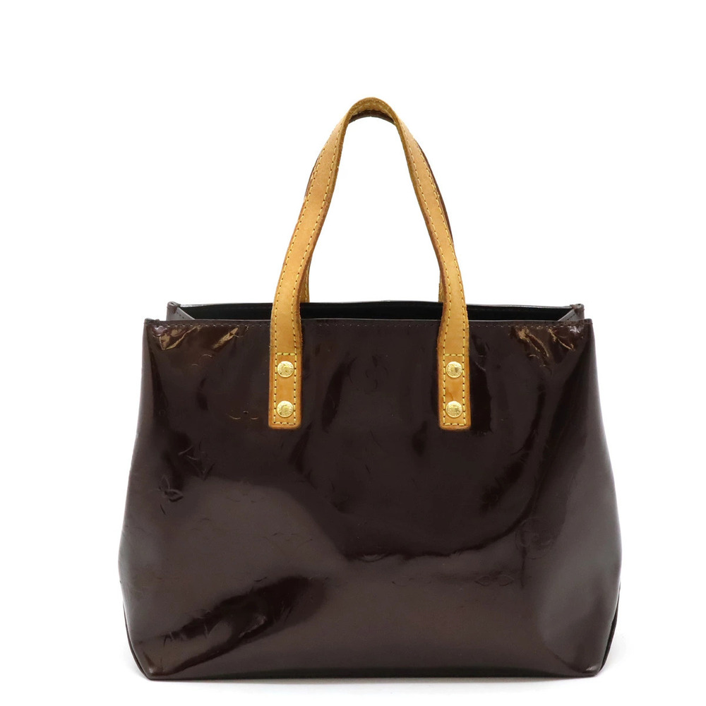 LOUIS VUITTON Monogram Vernis Lead Handbag Tote Bag Amarante Purple